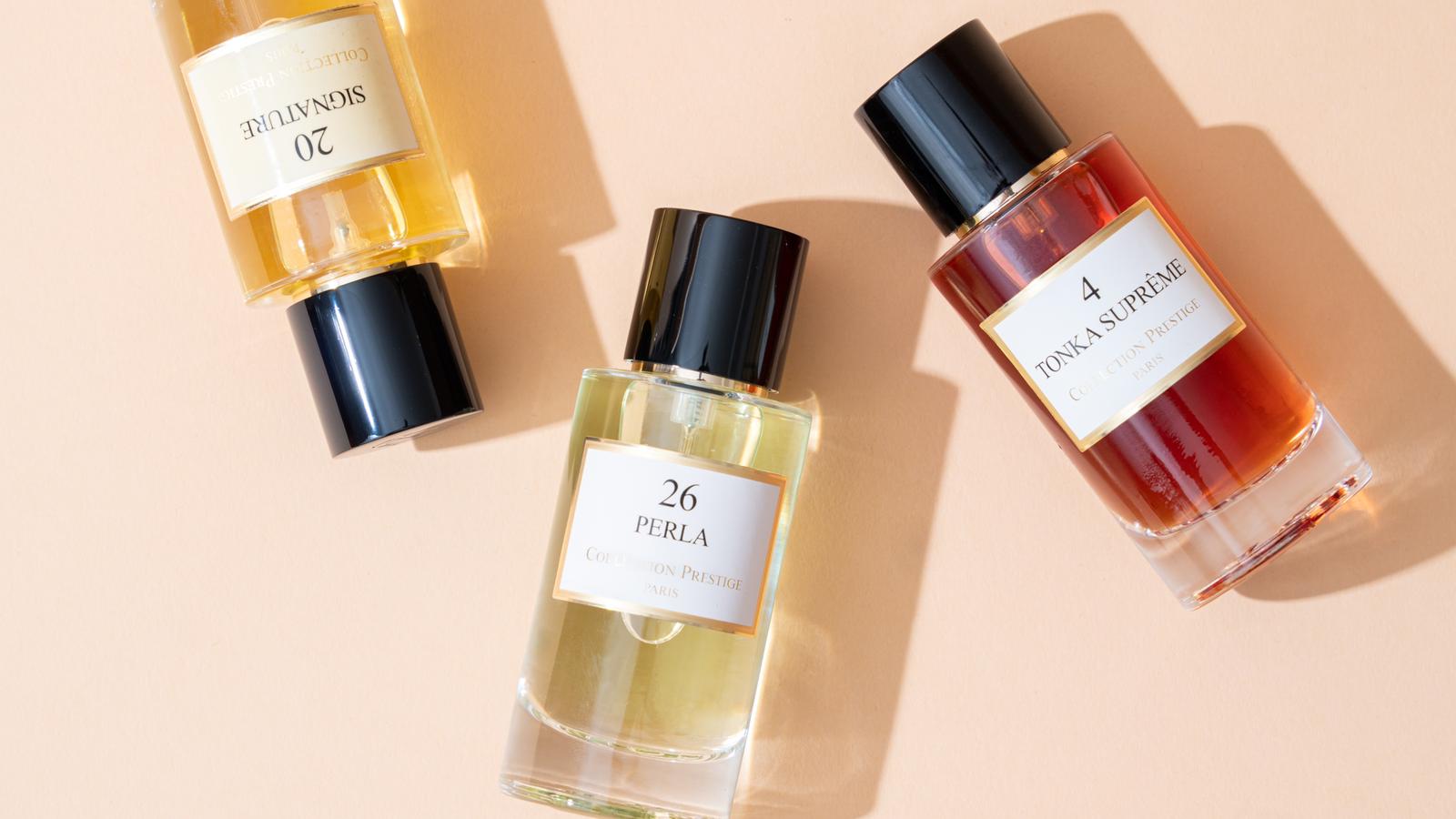 Das Bild zeigt die Parfumcollection von Collection Prestige.