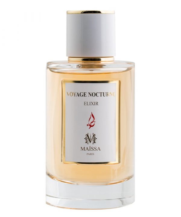 Dieses Bild zeigt das Parfüm der Marke Maison Maïssa mit dem Namen Voyage Nocturne, freistehend